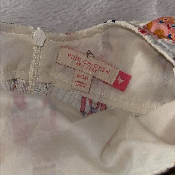 Pink Chicken Nutcracker Onesie 0/3 months - Picture 2 of 3